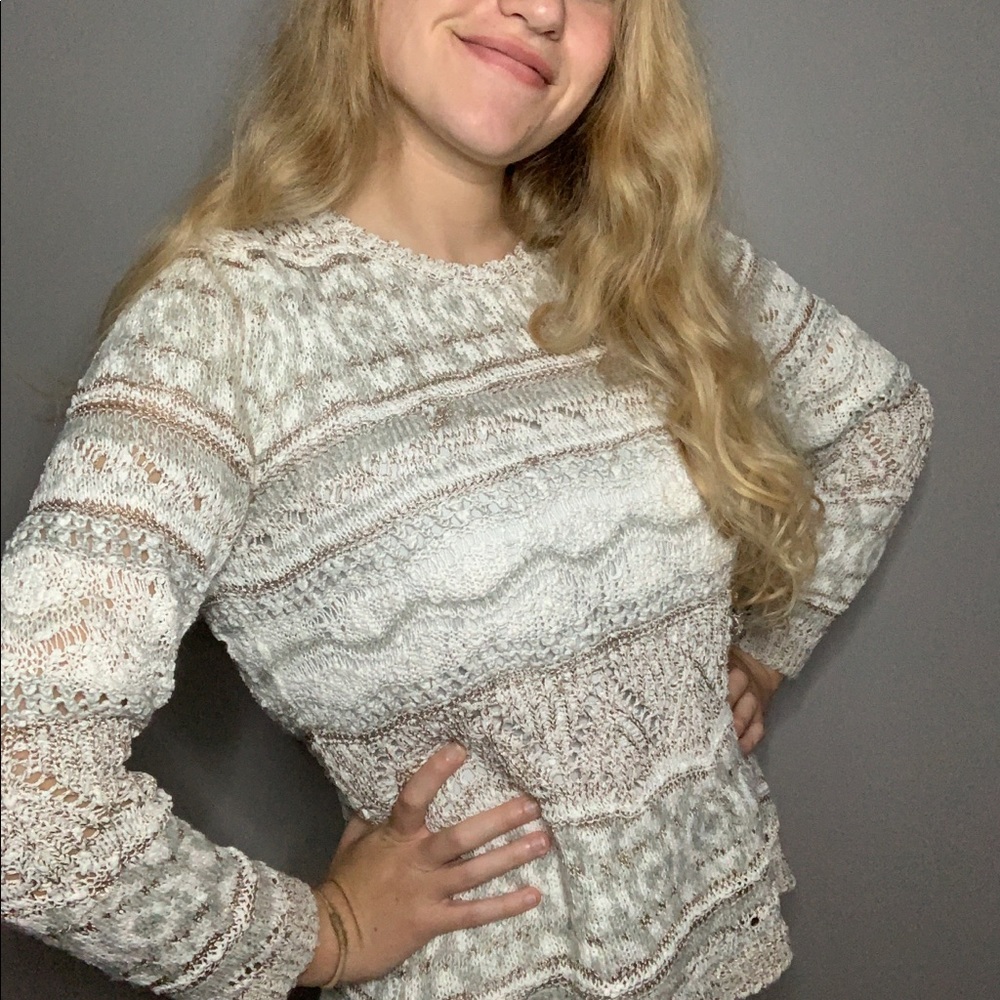 Dressbarn Patterned Layered Sweater - Picture 12 of 15